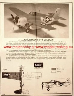 Academy 12451 F4F-4 Wildcat 10 Academy 12451 F4F-4 Wildcat -Toy Model Store 1122 2 aca1650 1