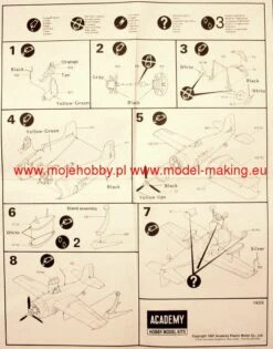 Academy 12451 F4F-4 Wildcat 11 Academy 12451 F4F-4 Wildcat -Toy Model Store 1122 2 aca1650 2