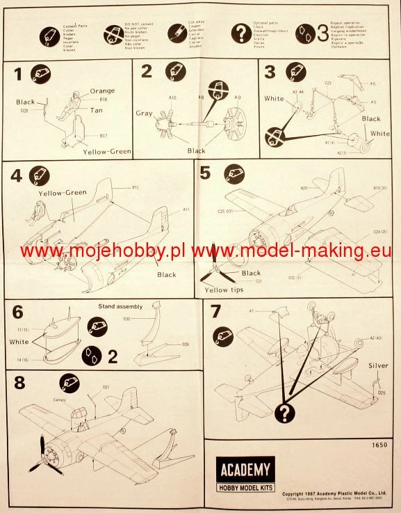 Academy 12451 F4F-4 Wildcat 7 Academy 12451 F4F-4 Wildcat - Image 5