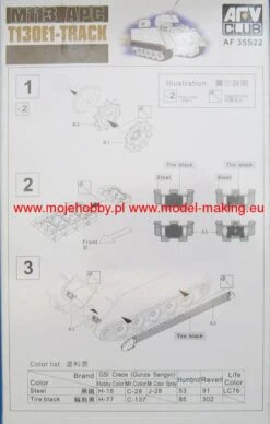 AFV Club 35S22 M113 APC T130E1 Track -Toy Model Store 1144 2 afv35S22 1
