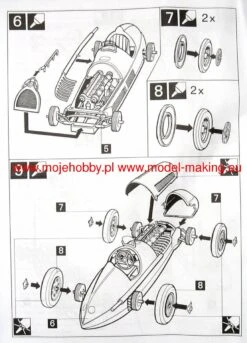 Smer 0952 ALFA ROMEO "ALFETTA" FORMULA 1 1950 11 Smer 0952 ALFA ROMEO "ALFETTA" FORMULA 1 1950 -Toy Model Store 1162 2 sme0952 3