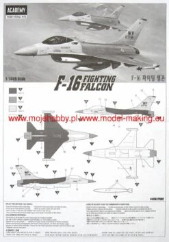 Academy 12610 F-16 8 Academy 12610 F-16 -Toy Model Store 1181 2 aca4436 1