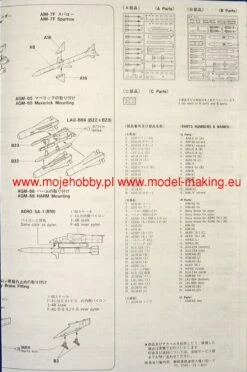 Hasegawa X48-03 US Aircraft Weapons C -Toy Model Store 1293 2 hasX48 03 3