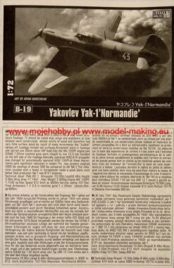 MisterCraft B19 Yak -1 Normandie 20 MisterCraft B19 Yak -1 Normandie -Toy Model Store 1295 2 mscB19 1