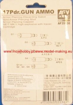 AFV Club 35138 17Pdr. Gun Ammo 7 AFV Club 35138 17Pdr. Gun Ammo -Toy Model Store 1707 2 afv35138 1