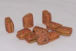 Plus Model 416 Burnt-out Cans - GB WWII