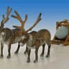 Plus Model 4041 Reindeer-team With German Bomb -Toy Model Store 17156 rd