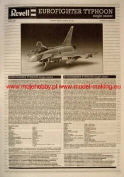 Revell 04282 Eurofighter Typhoon (single Seater) 19 Revell 04282 Eurofighter Typhoon (single Seater) -Toy Model Store 1793 2 rev4282 1