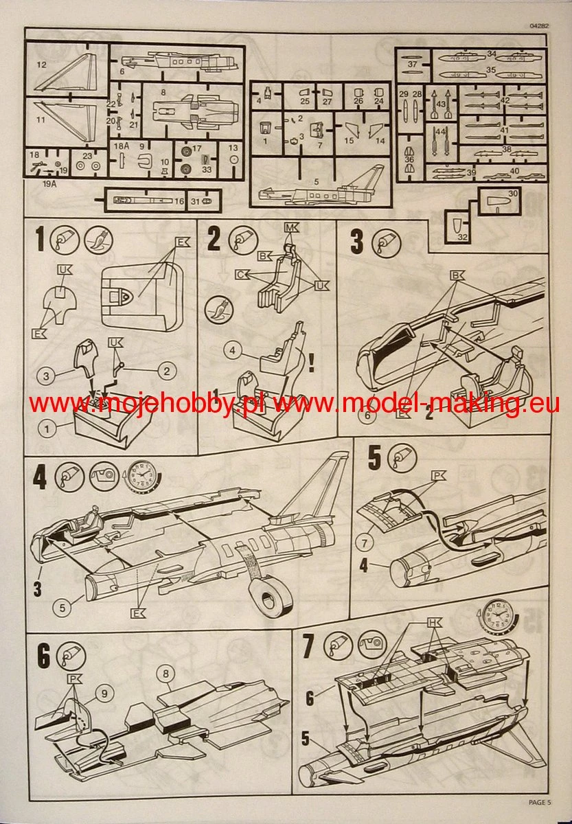 Revell 04282 Eurofighter Typhoon (single Seater) 11 Revell 04282 Eurofighter Typhoon (single Seater) - Image 9
