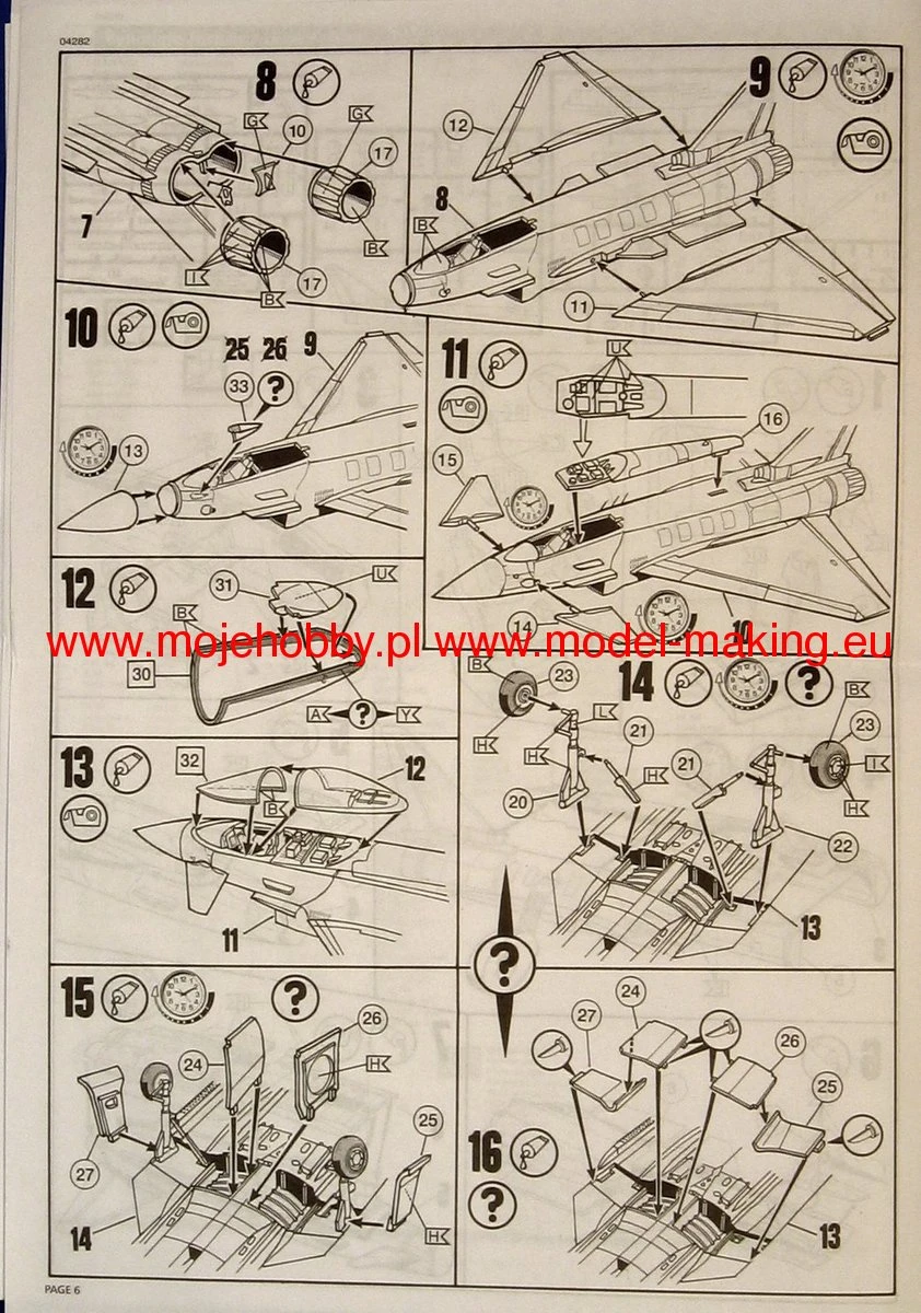 Revell 04282 Eurofighter Typhoon (single Seater) 12 Revell 04282 Eurofighter Typhoon (single Seater) - Image 10