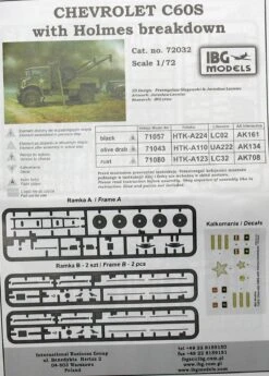 IBG 72032 Chevrolet C60S With Holmes Breakdown 15 IBG 72032 Chevrolet C60S With Holmes Breakdown -Toy Model Store 18345 2 ibg72032 1