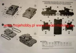 Mirage-Hobby 726074 Czołg Lekki M3A1 'Kujbyszew' -Toy Model Store 1872 2 mir726074 3