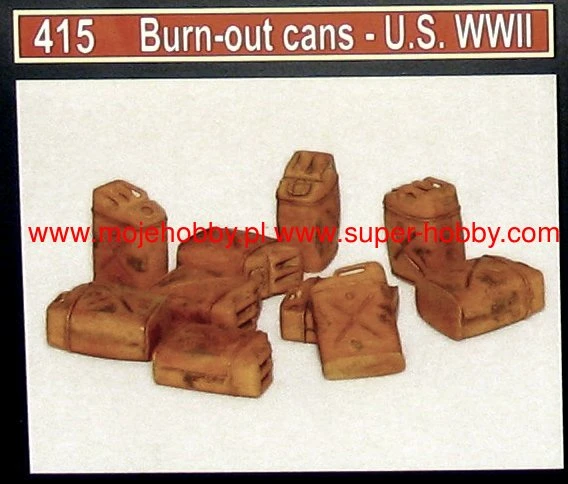 Plus Model 415 Burnt-out Cans - US WWII 5 Plus Model 415 Burnt-out Cans - US WWII - Image 3