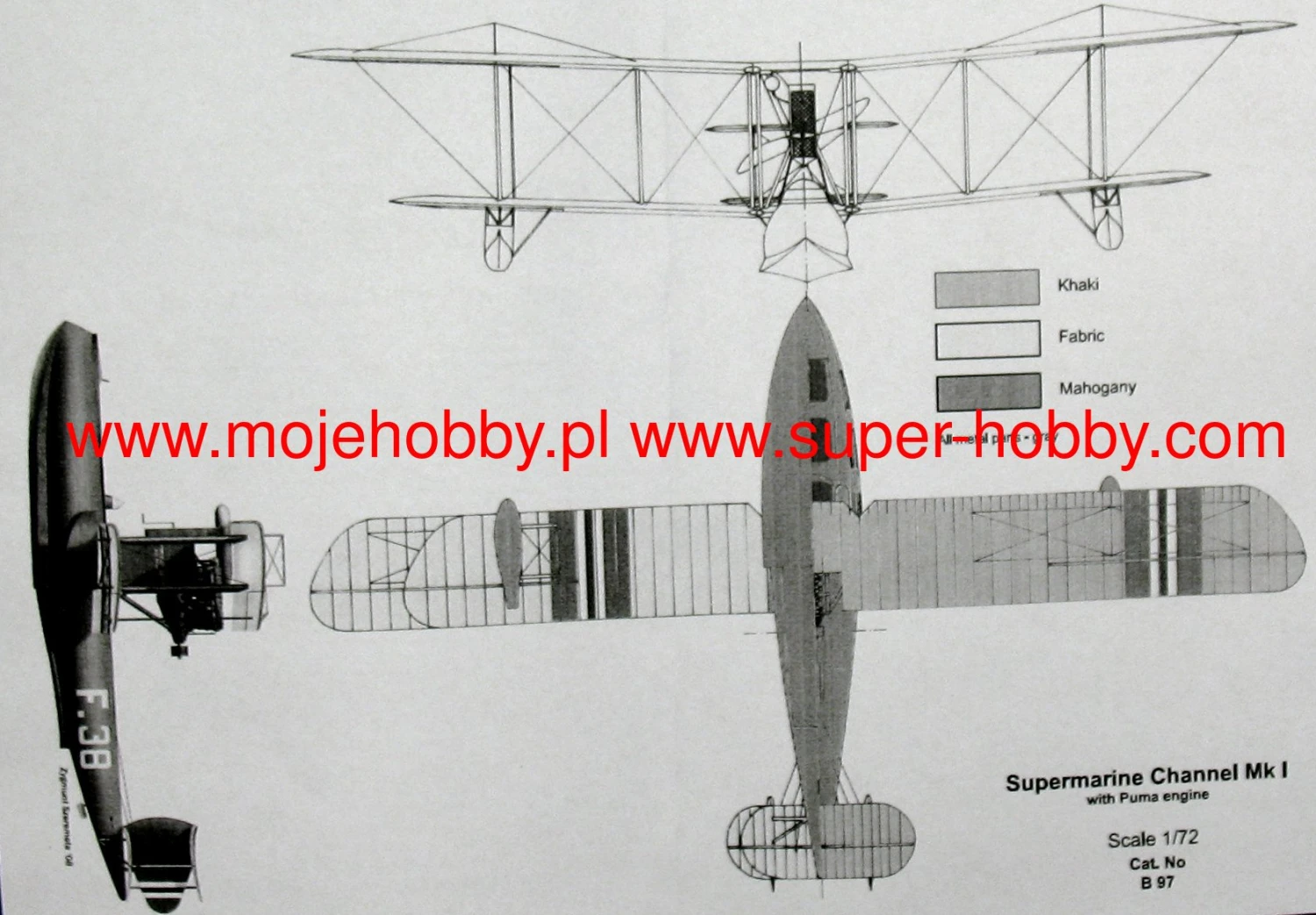 Choroszy Modelbud B97 Supermarine Channel Mk.I With Puma Engine 6 Choroszy Modelbud B97 Supermarine Channel Mk.I With Puma Engine - Image 4