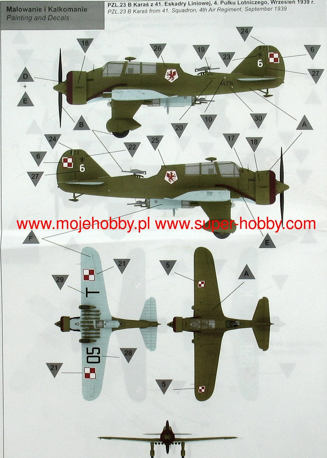 IBG 72507 PZL 23B Karaś Polish Light Bomber Late 10 IBG 72507 PZL 23B Karaś Polish Light Bomber Late - Image 8