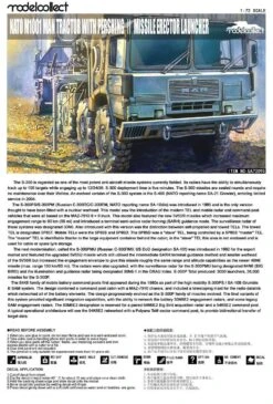 Model Collect Modelcollect UA72084 Man Tractor & Pershing II 17 Model Collect Modelcollect UA72084 Man Tractor & Pershing II -Toy Model Store 23328 0004217 nato m1001 man tractor pershing missile erector launcher