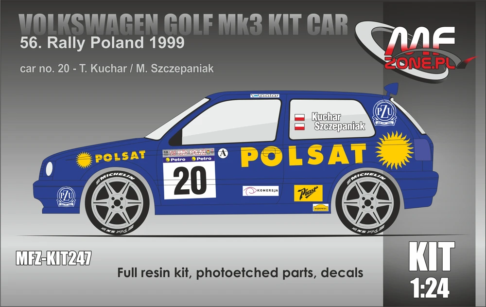 MF-Zone KIT247 Volkswagen Golf MK3 Kit Car Kuchar - 56. Rally Poland 1999 3 MF-Zone KIT247 Volkswagen Golf MK3 Kit Car Kuchar - 56. Rally Poland 1999