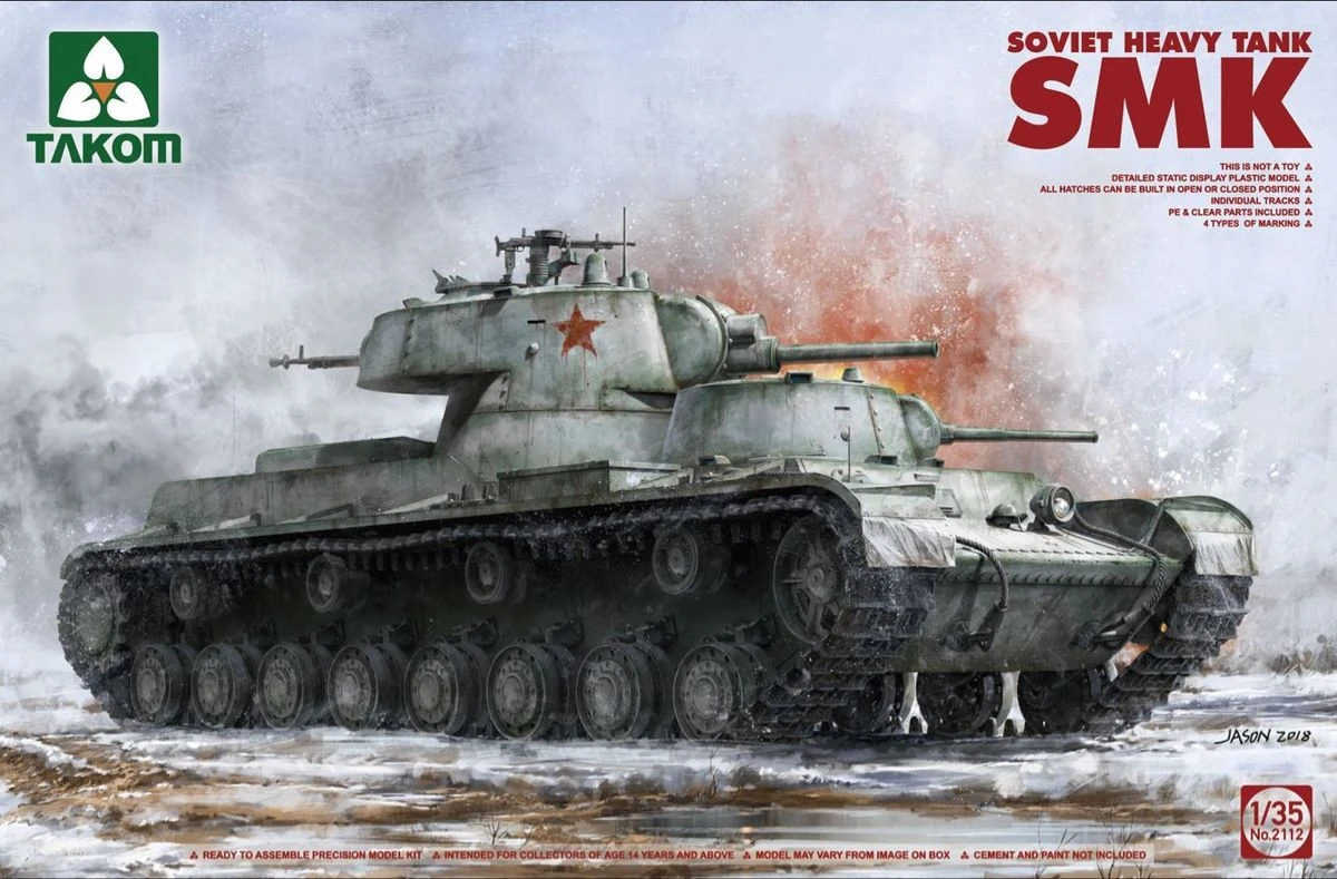 Takom 2112 Soviet Heavy Tank SMK 3 Takom 2112 Soviet Heavy Tank SMK