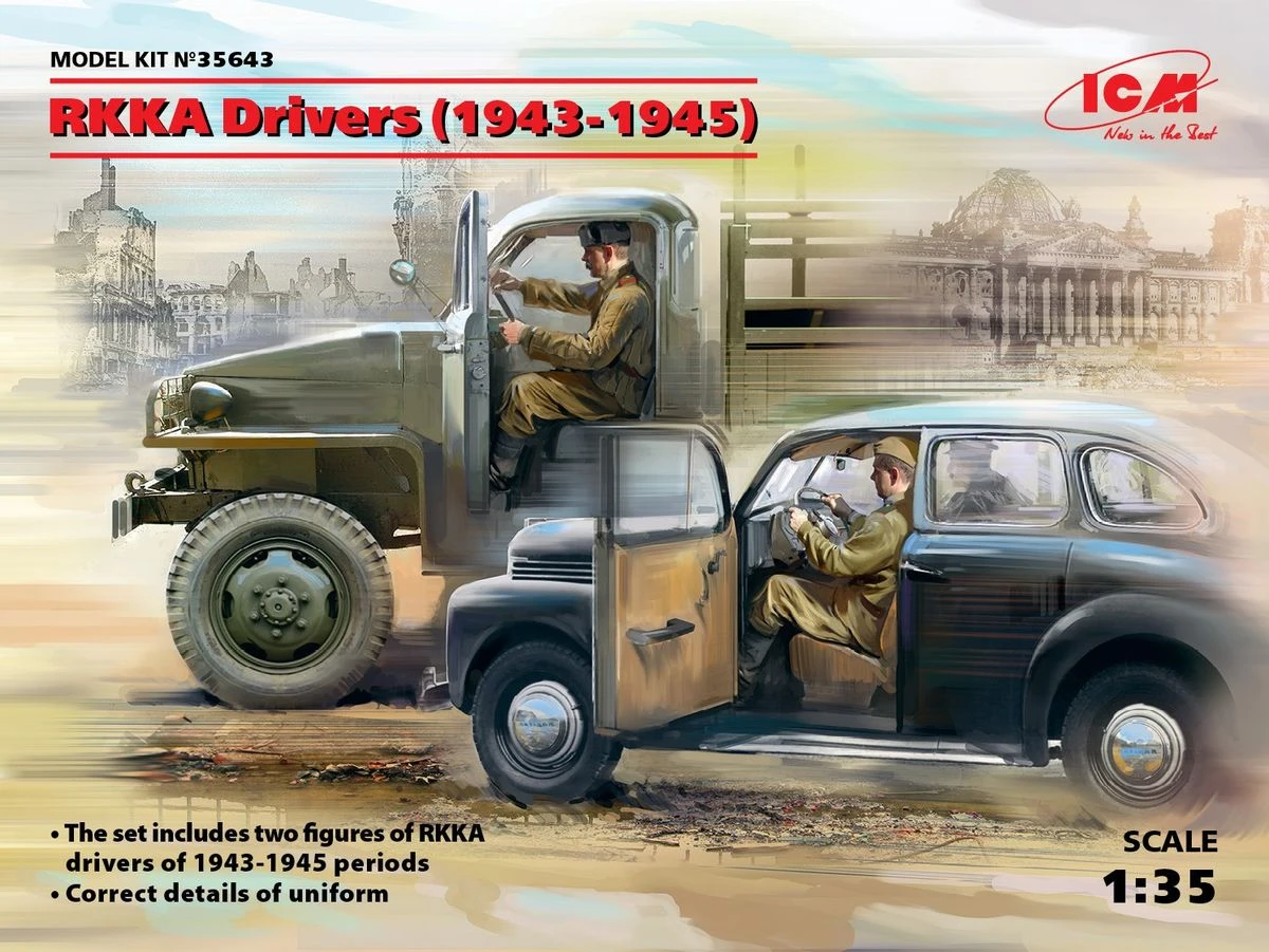 ICM 35643 RKKA Drivers (1943-1945) 3 ICM 35643 RKKA Drivers (1943-1945)