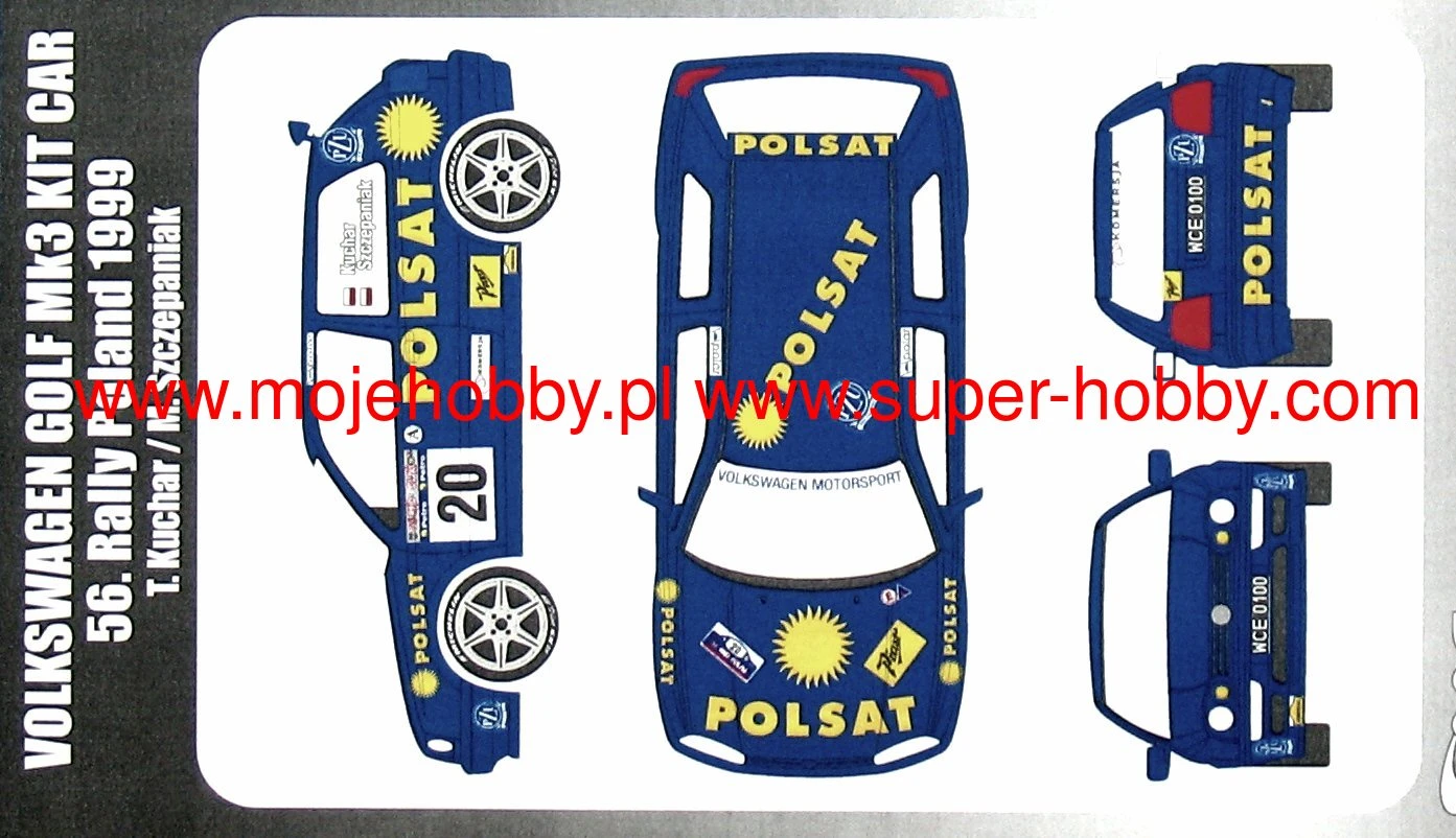 MF-Zone KIT247 Volkswagen Golf MK3 Kit Car Kuchar - 56. Rally Poland 1999 11 MF-Zone KIT247 Volkswagen Golf MK3 Kit Car Kuchar - 56. Rally Poland 1999 - Image 9
