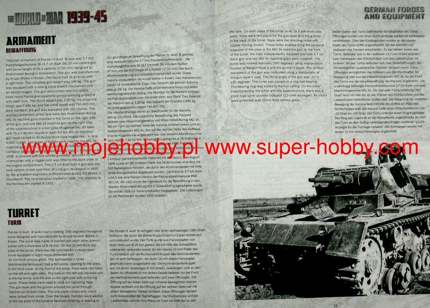 IBG WAW006 The World At War Panzerkampfwagen III Ausf. B 10 IBG WAW006 The World At War Panzerkampfwagen III Ausf. B - Image 8