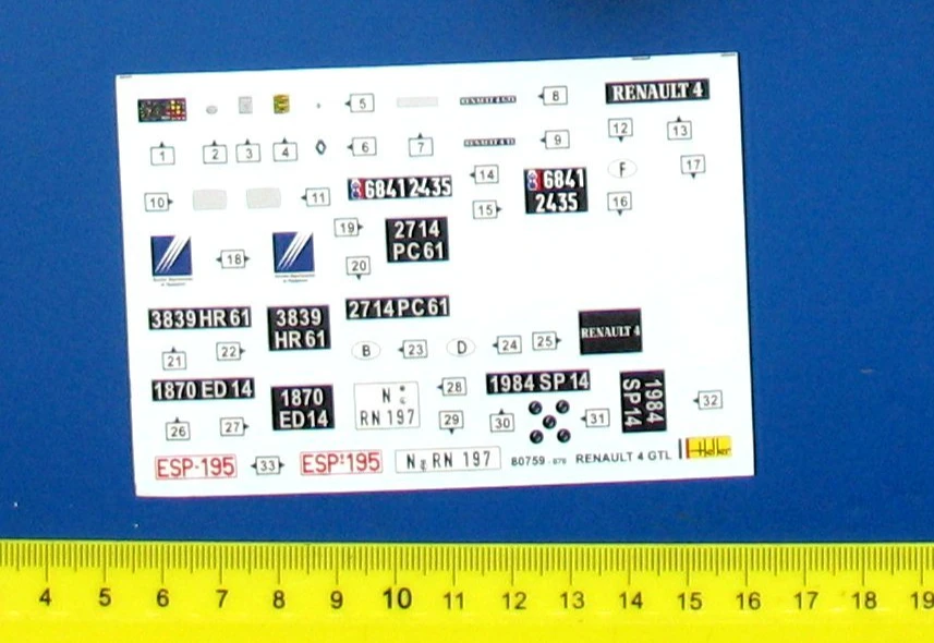 Heller 56759 Renault 4L - Starter Set 4 Heller 56759 Renault 4L - Starter Set - Image 2