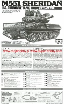 Tamiya 35365 M551 Sheridan Vietnam War -Toy Model Store 27790 2 tam35365 1