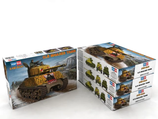 Hobby Boss 84804 U.S M4A3E8 TANK 4 Hobby Boss 84804 U.S M4A3E8 TANK - Image 2