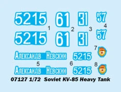 Trumpeter 07127 Soviet Heavy Tank KV-85 13 Trumpeter 07127 Soviet Heavy Tank KV-85 -Toy Model Store 28044 2 auto downl