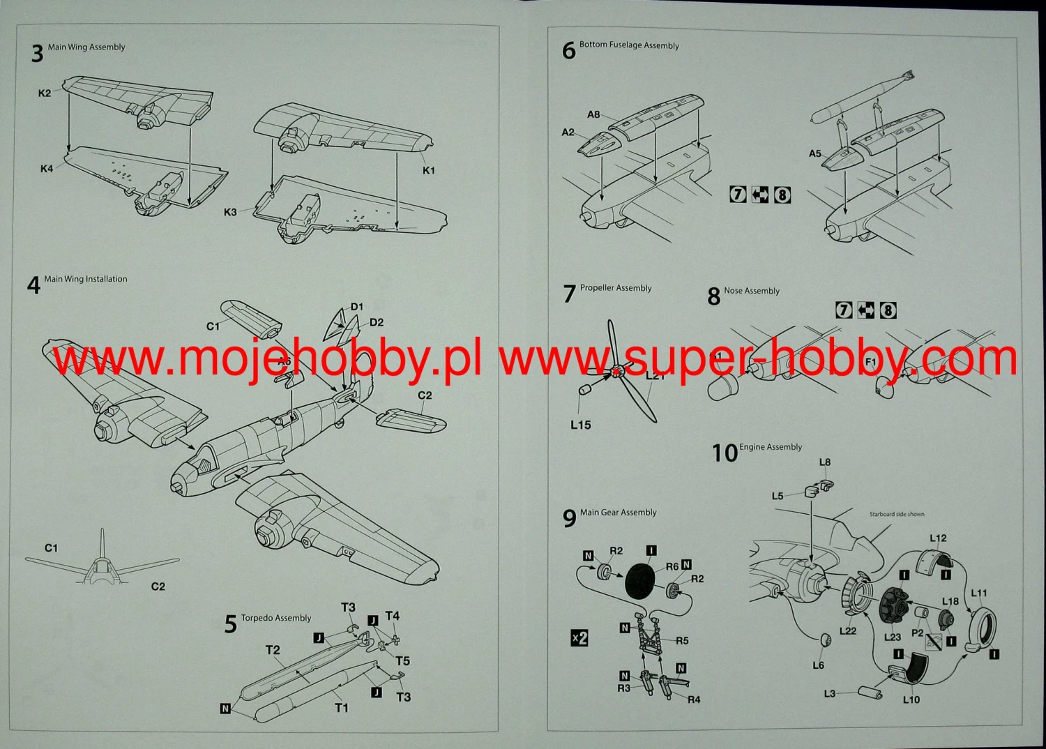 Hobby 2000 72004 Bristol Beaufighter Mk. VIC ( ITF ) / VIF 11 Hobby 2000 72004 Bristol Beaufighter Mk. VIC ( ITF ) / VIF - Image 9