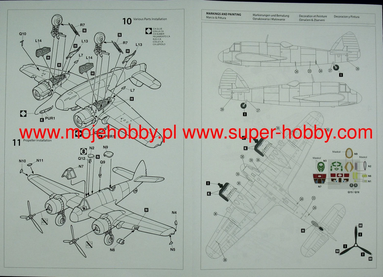Hobby 2000 72004 Bristol Beaufighter Mk. VIC ( ITF ) / VIF 12 Hobby 2000 72004 Bristol Beaufighter Mk. VIC ( ITF ) / VIF - Image 10