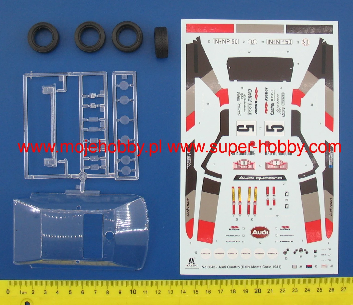 Italeri 3642 Audi Quattro Rally 6 Italeri 3642 Audi Quattro Rally - Image 4