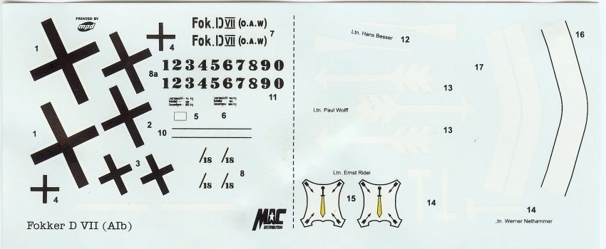 MAC 72041 Fokker D.VII (OAW) 6 MAC 72041 Fokker D.VII (OAW) - Image 4