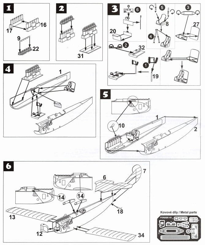 MAC 72041 Fokker D.VII (OAW) 9 MAC 72041 Fokker D.VII (OAW) - Image 7