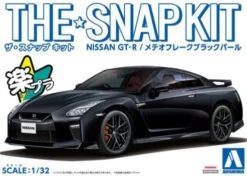 Aoshima 05640 Nissan GT-R (Meteor Flake Black Pearl) - SNAP KIT