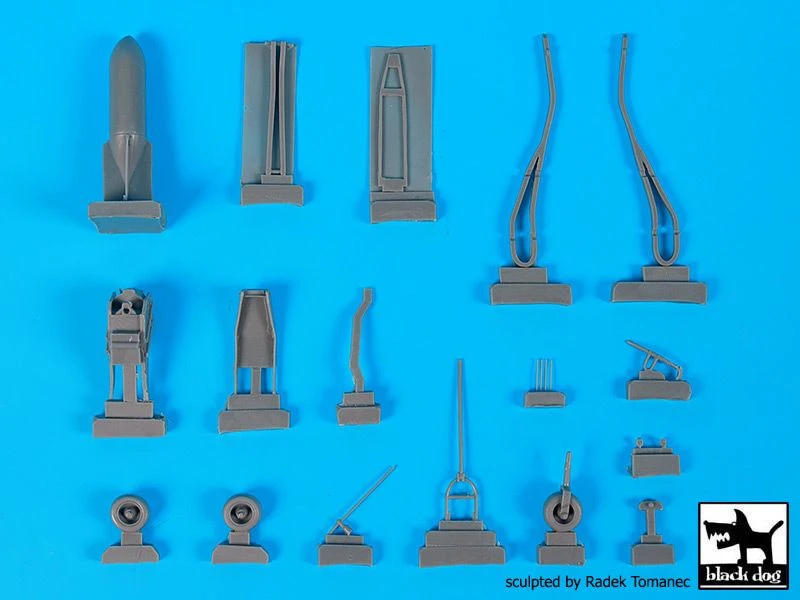 Black Dog F32086 WWII Luftwaffe Bombenpersonal + Bomb Loader + SC250 Bomb N°1 6 Black Dog F32086 WWII Luftwaffe Bombenpersonal + Bomb Loader + SC250 Bomb N°1 - Image 4