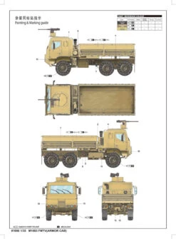 Trumpeter 01008 M1083 FMTV Cargo Truck W/ Armor Cab -Toy Model Store 3397 2 auto downl