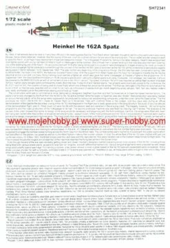 Special Hobby 72341 Heinkel He-162 Spatz 16 Special Hobby 72341 Heinkel He-162 Spatz -Toy Model Store 34458 2 sph72341 1