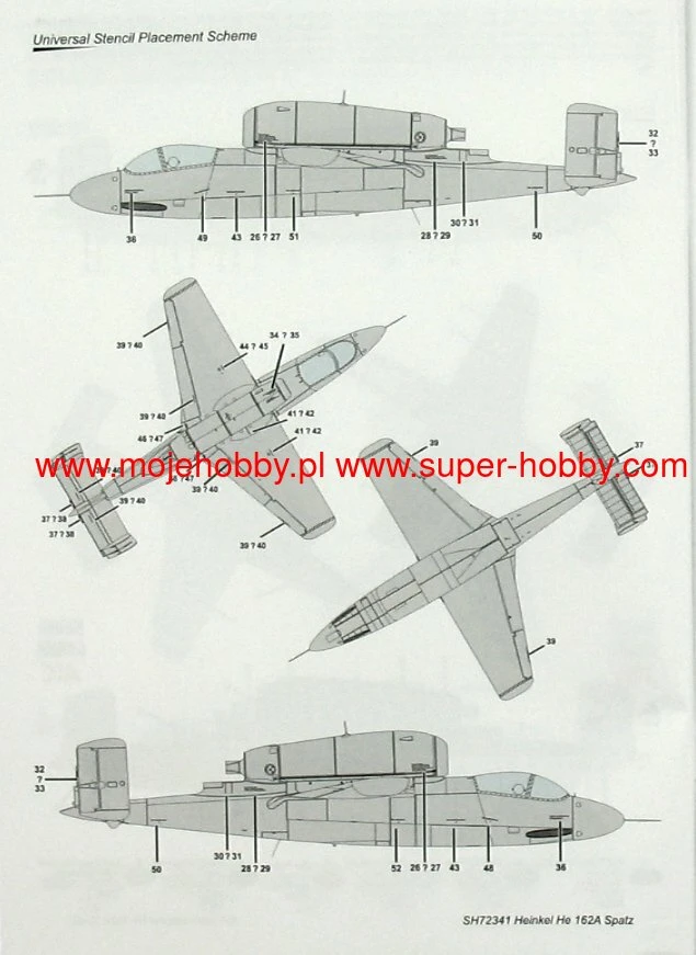 Special Hobby 72341 Heinkel He-162 Spatz 12 Special Hobby 72341 Heinkel He-162 Spatz - Image 10