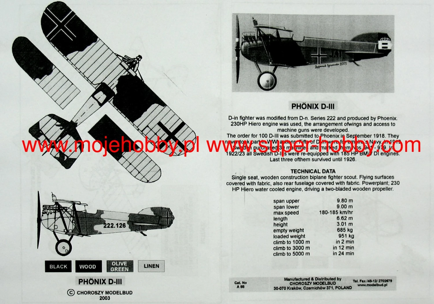 Choroszy Modelbud A88 PHONIX D III 10 Choroszy Modelbud A88 PHONIX D III - Image 8