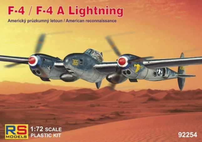 RS Models 92254 Lockheed F-4/F-4A Lightning "American Reconnaissance" 3 RS Models 92254 Lockheed F-4/F-4A Lightning "American Reconnaissance"