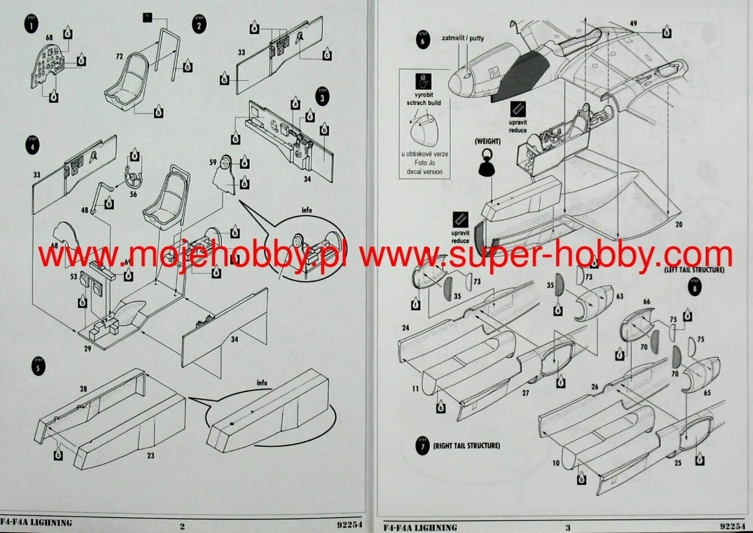 RS Models 92254 Lockheed F-4/F-4A Lightning "American Reconnaissance" 9 RS Models 92254 Lockheed F-4/F-4A Lightning "American Reconnaissance" - Image 7