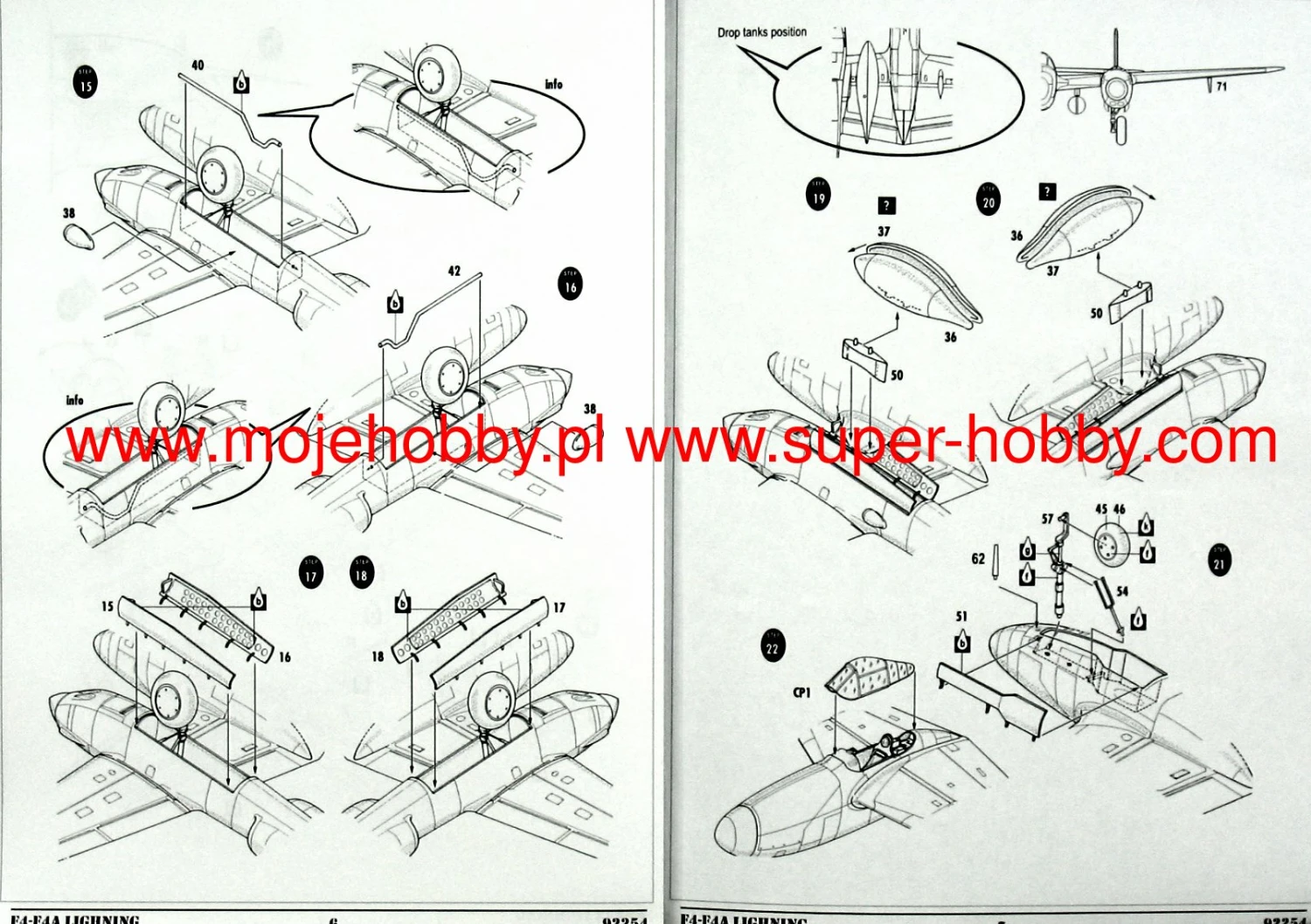 RS Models 92254 Lockheed F-4/F-4A Lightning "American Reconnaissance" 11 RS Models 92254 Lockheed F-4/F-4A Lightning "American Reconnaissance" - Image 9
