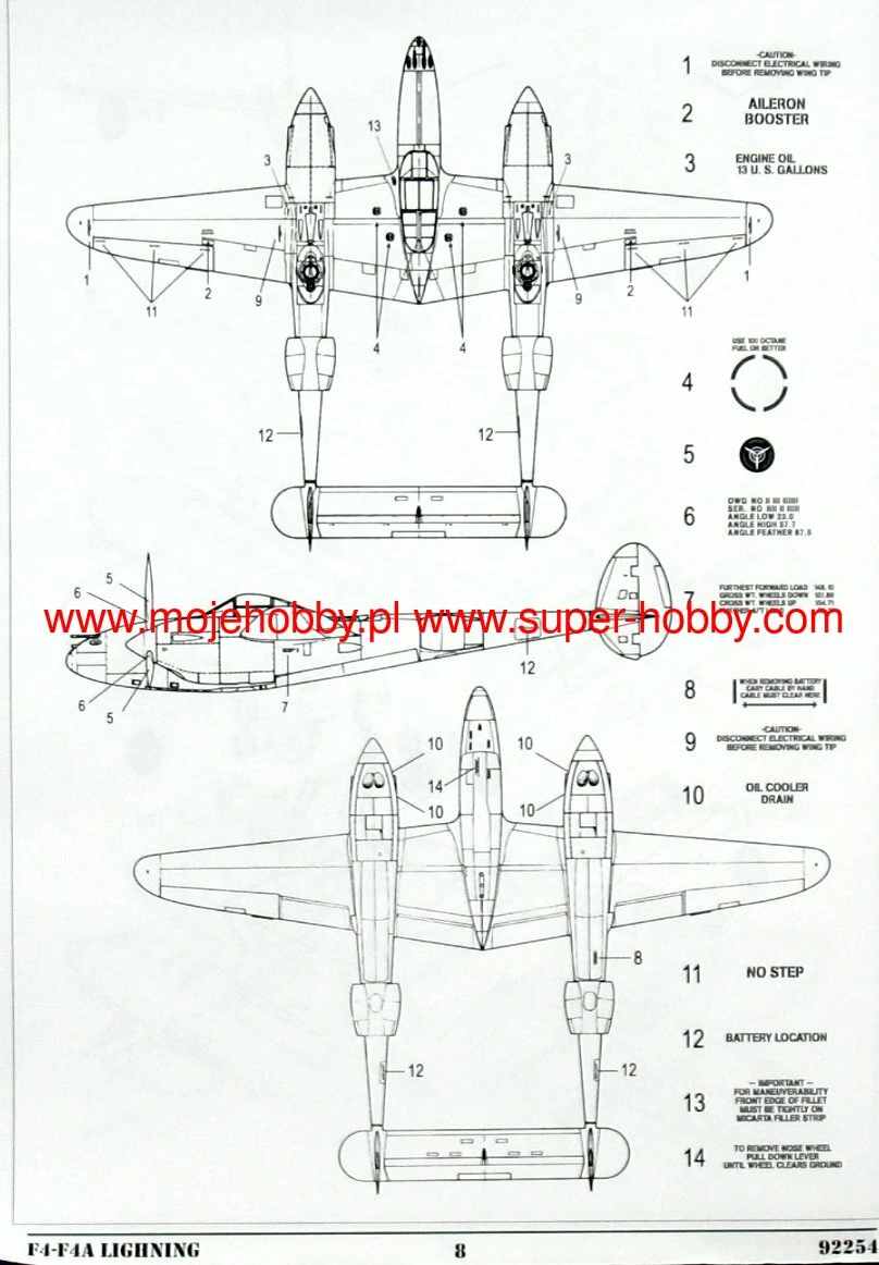 RS Models 92254 Lockheed F-4/F-4A Lightning "American Reconnaissance" 12 RS Models 92254 Lockheed F-4/F-4A Lightning "American Reconnaissance" - Image 10