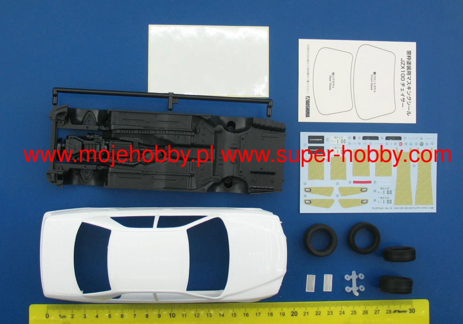 Aoshima 05859 Toyota JZX100 Chaser Tourer V '98 6 Aoshima 05859 Toyota JZX100 Chaser Tourer V '98 - Image 4