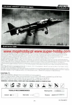 Kinetic 48072 AV-8A Harrier USMC -Toy Model Store 37821 2 KIN48072 1
