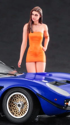 Hasegawa 20472 Lamborghini Jota SVR W/Italian Girl's Figure 15 Hasegawa 20472 Lamborghini Jota SVR W/Italian Girl's Figure -Toy Model Store 39011 20472 3
