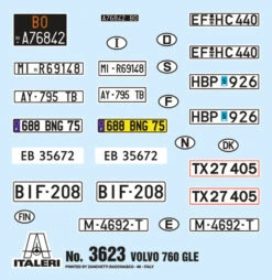 Italeri 3623 Volvo 760 GLE 16 Italeri 3623 Volvo 760 GLE -Toy Model Store 39213 ita3623 3