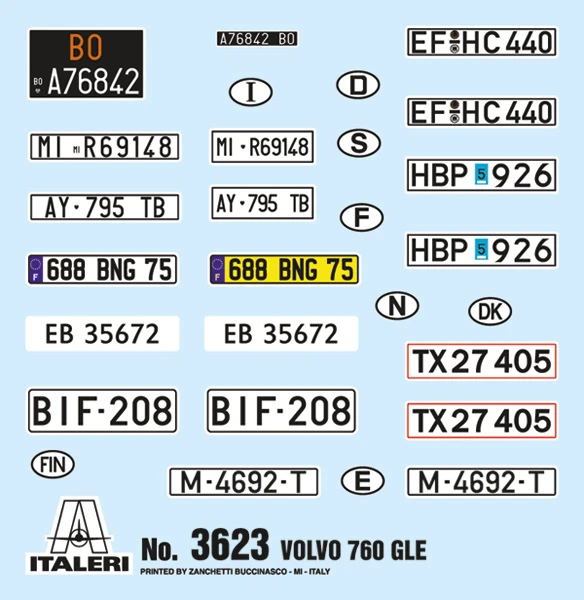 Italeri 3623 Volvo 760 GLE 7 Italeri 3623 Volvo 760 GLE - Image 5