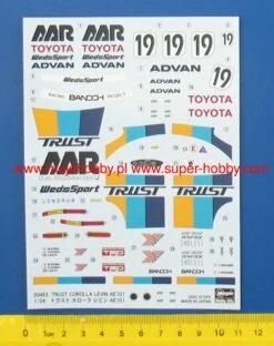 Hasegawa 20463 Trust Corolla Levin AE101 16 Hasegawa 20463 Trust Corolla Levin AE101 -Toy Model Store 39305 1 has20463 1